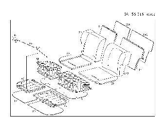 REAR SEAT BENCH DIVIDED