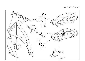 AIRBAG (FOR TYPES 124,201 ELECTRICAL PARTS,SEE STANDARD VERSION)
