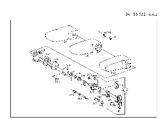 FRONT SEAT BACKREST,FABRIC (FOR ELECTRICAL PARTS USED WITH ELECTRIC SEAT ADJUSTMENT,SEE SA 56633)
