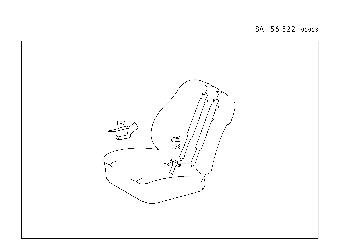 FRONT SEAT BACKREST,FABRIC (FOR ELECTRICAL PARTS USED WITH ELECTRIC SEAT ADJUSTMENT,SEE SA 56633)
