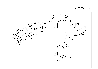 INSTRUMENT PANEL + HOUSING WITH TRAY, SPECIAL VERSION