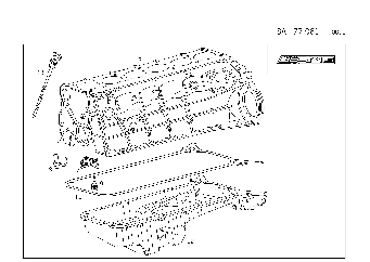 MOTORTEILE FUER AMG-MOTOR M104