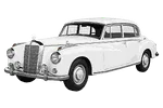Mercedes 300 W186 (1951 - 1957) — Pièces d'origine OEM