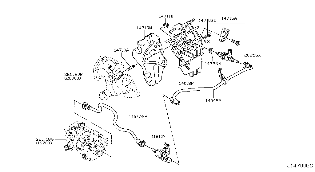 EGR PARTS NISSAN QASHQAI+2 [Europa (linkes Rad)]