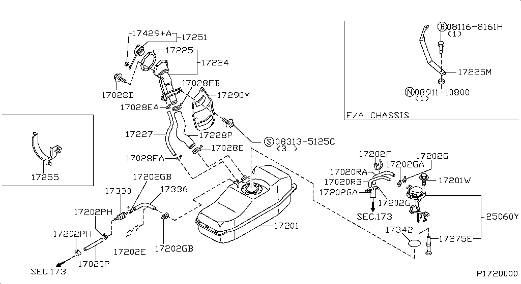 FUEL TANK NISSAN HARDBODY [Europe (right wheel)] 