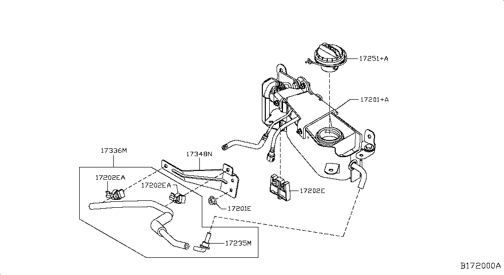 FUEL TANK NISSAN LIVINA BRA MAKE [Asia (left wheel)] 