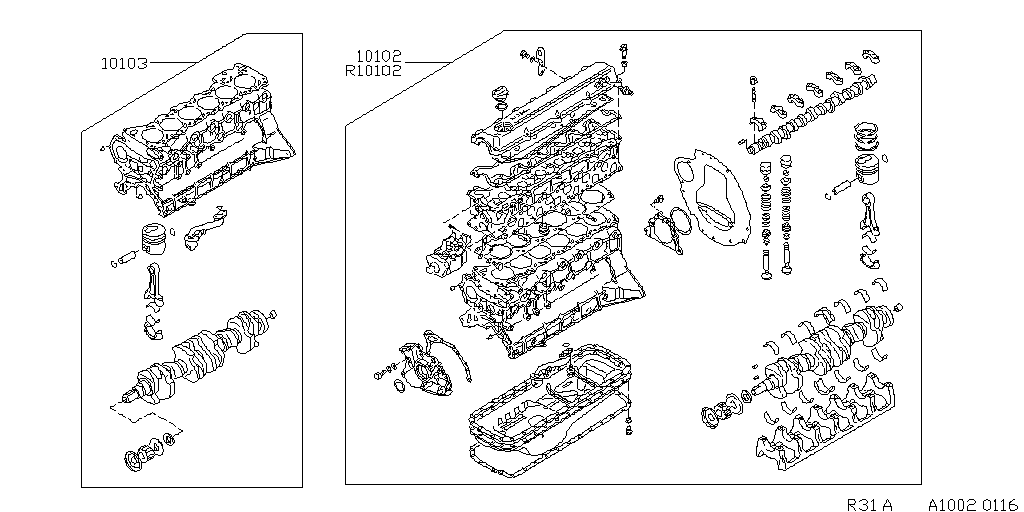 1990 R31 Rb Engine Buy Nissan Skyline R31 Engine assembly parts online 1985 - 1990 — Japan ...