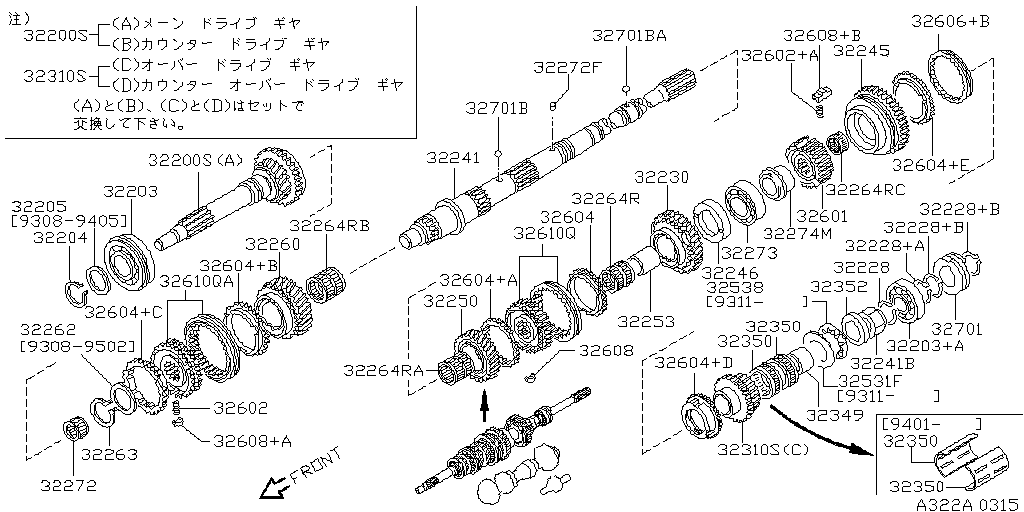 Nissan Skyline R33 パーツリスト 1993年発行 Nissan Skyline R33 1993 - 1998 OEM Parts Catalog — ญี่ปุ่น | 7zap