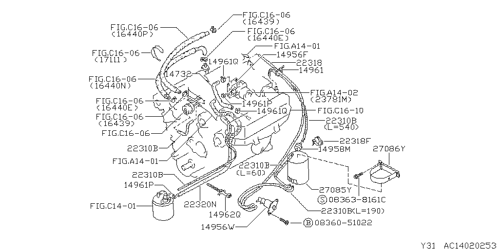 ﾊﾞｷﾕ-ﾑ ｺﾝﾄﾛ-ﾙ ｼｽﾃﾑ <ｴﾝｼﾞﾝ> NISSAN CEDRIC / GLORIA [JAPAN] [JAPAN]