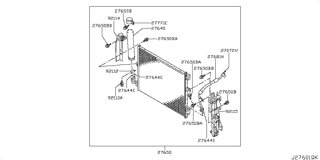 見積もり コンデンサー 日産 クリッパー U71T 3G83 2003年01月～2012年01月 参考