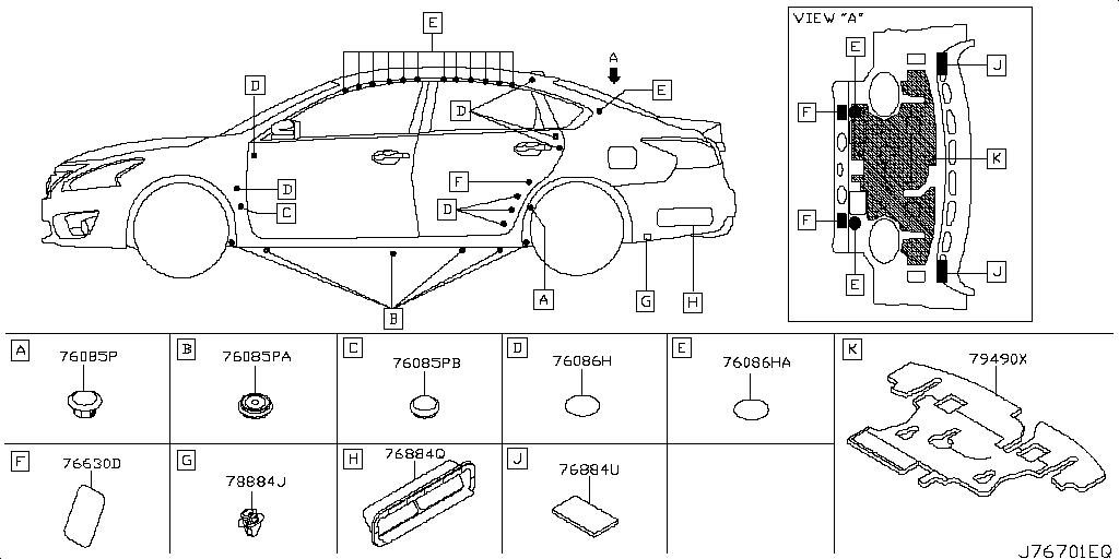 S15ページ ﾎﾞﾃﾞｲ ｻｲﾄﾞ ﾌｲﾂﾃｲﾝｸﾞ<ﾎﾞﾃﾞｲ> NISSAN TEANA [JAPAN] [日本]