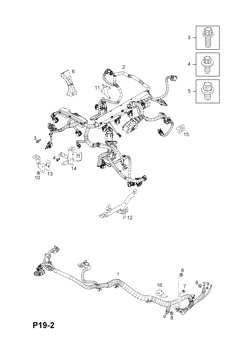 ENGINE AND FUEL INJECTION WIRING HARNESS FITTINGS