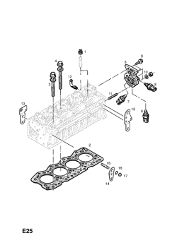 CYLINDER HEAD, PLUGS AND GASKET (CONTD.)