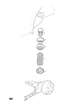 REAR SPRING ATTACHING PARTS