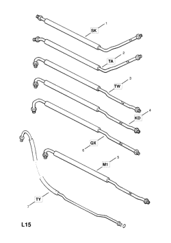POWER STEERING PIPES AND HOSES