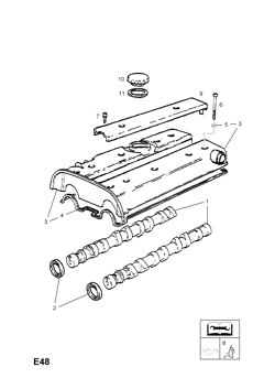 CAMSHAFT AND CASE
