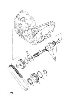 DRIVING CHAIN AND GEARS