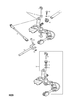 GEARSHIFT LINKAGE (CONTD.)