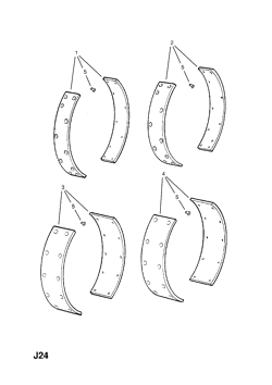 REAR BRAKE SHOE AND LINING (CONTD.)