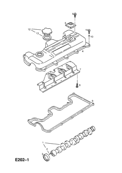 CAMSHAFT AND CASE (CONTD.)