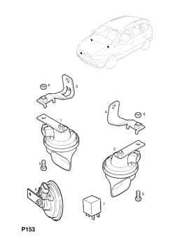 HORN AND FITTINGS (CONTD.)