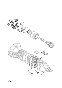 TRANSMISSION CASE AND COVERS (CONTD.)