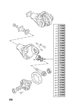 FRONT AXLE DIFFERENTIAL (CONTD.)