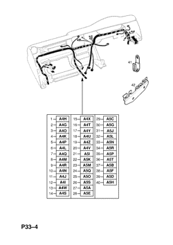INSTRUMENT PANEL WIRING HARNESS (CONTD.)