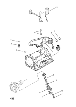 GEAR SELECTOR SWITCH AND SENSORS