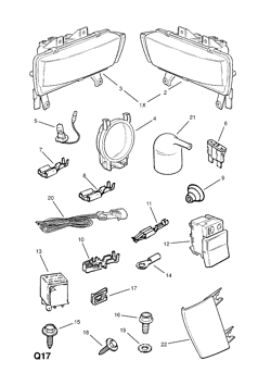 FRONT FOGLAMP AND FIXINGS (CONTD.)