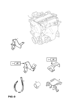FRONT BODY WIRING HARNESS FITTINGS