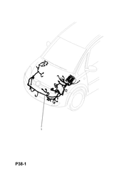 FRONT BODY WIRING HARNESS (CONTD.)