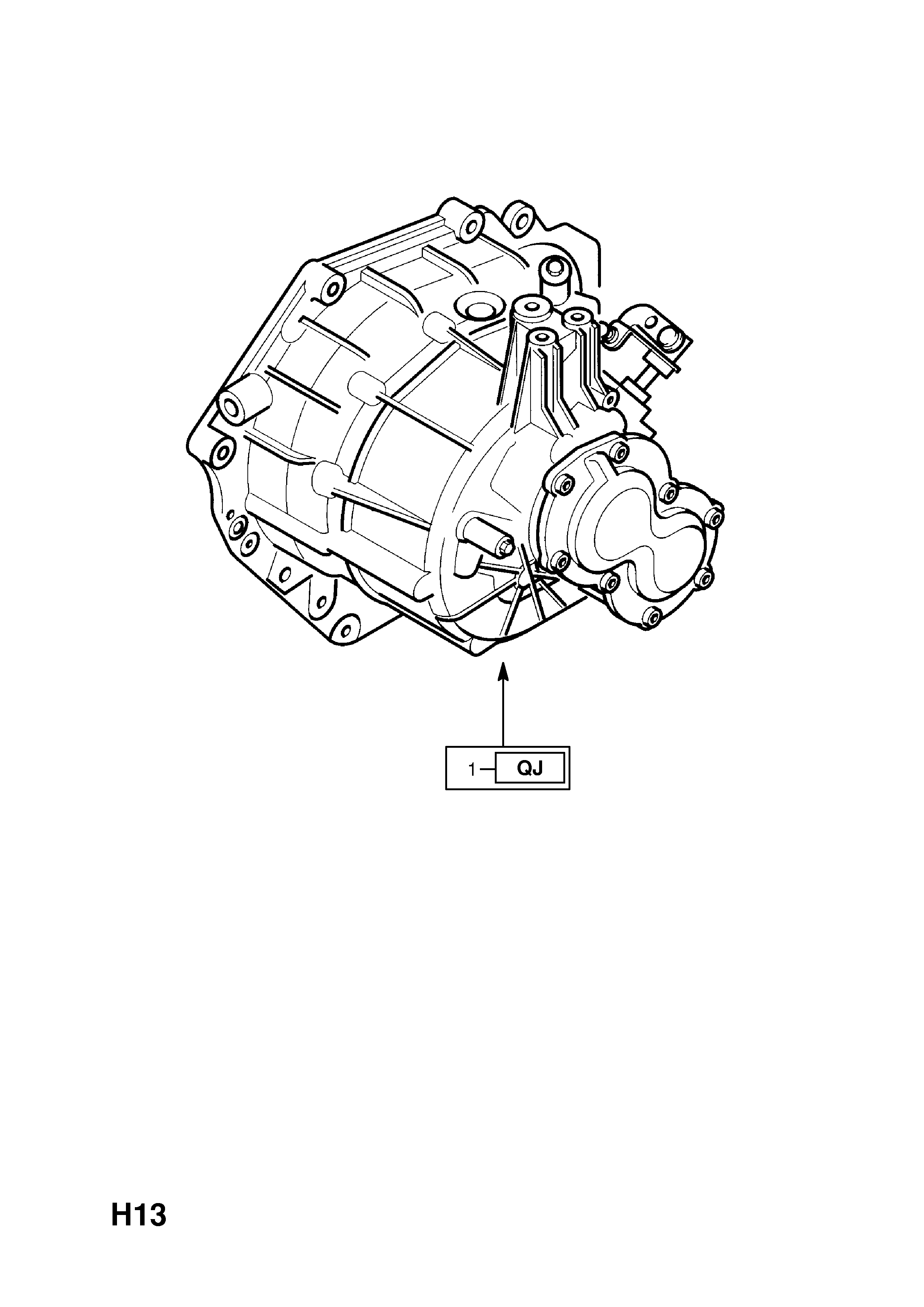 TRANSMISSION ASSEMBLY (EXCHANGE) <small><i>[EXCEPT VAUXHALL]</i></small>