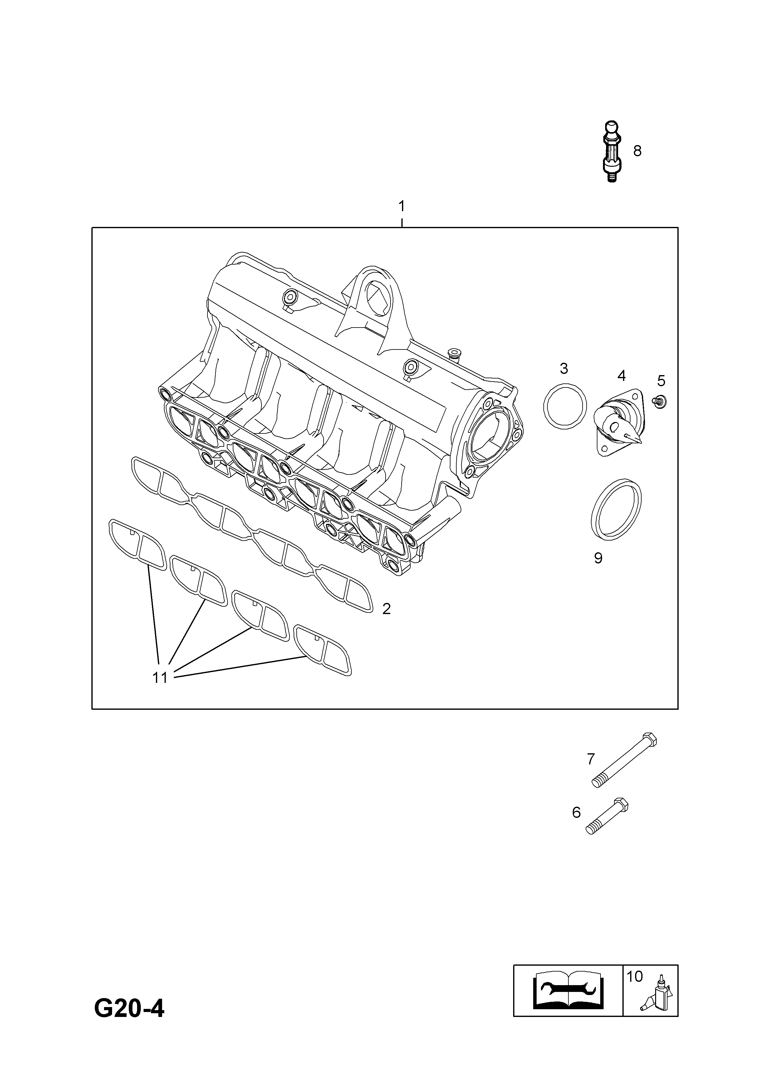 INDUCTION MANIFOLD (CONTD.) <small><i>[Z13DTH[L4I] DIESEL ENGINE]</i></small>
