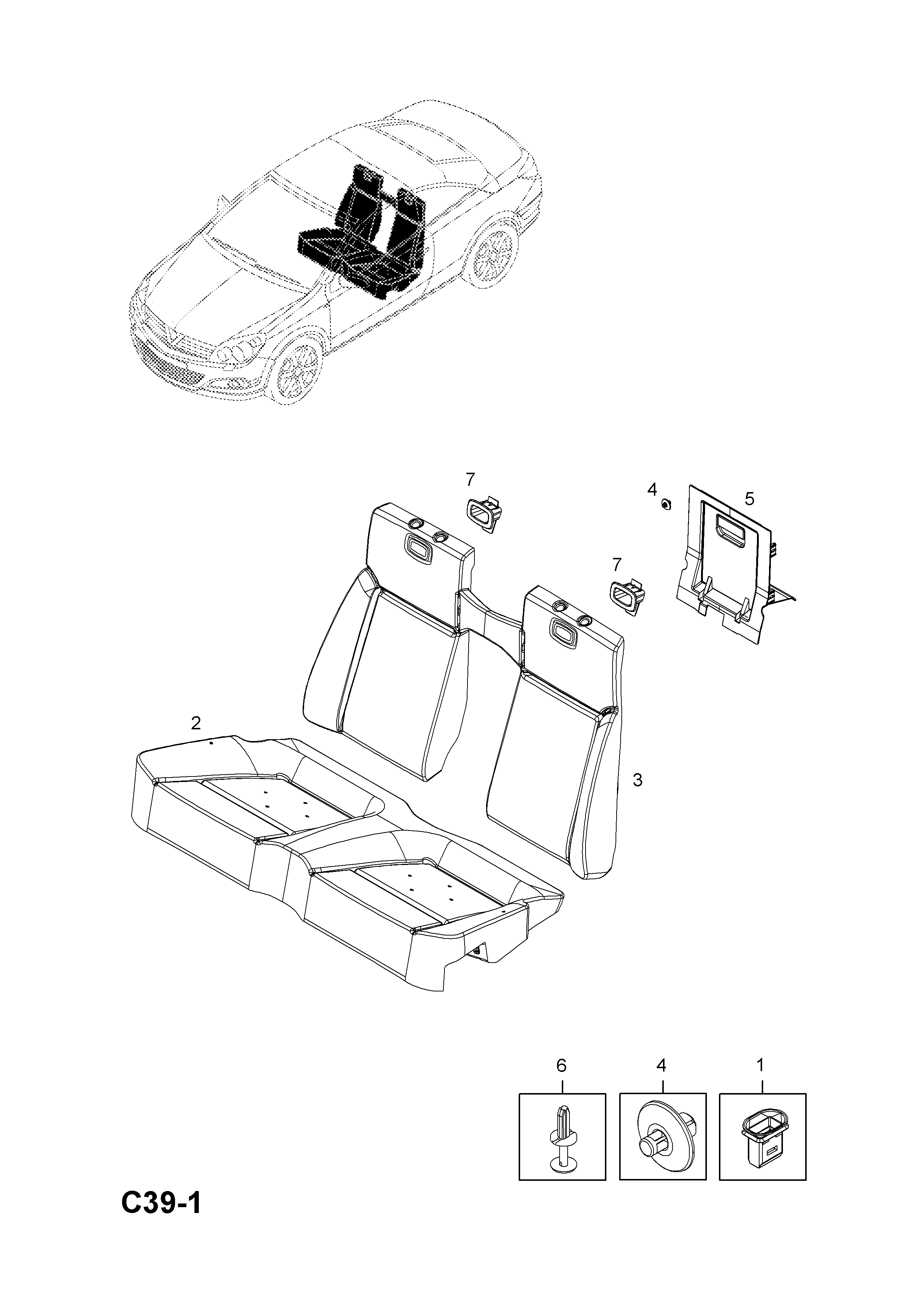 ARMREST <small><i>[CONVERTIBLE (L67) PLEASE REFER TO GROUP D (SHORTCUT: A04.D15_1)]</i></small>