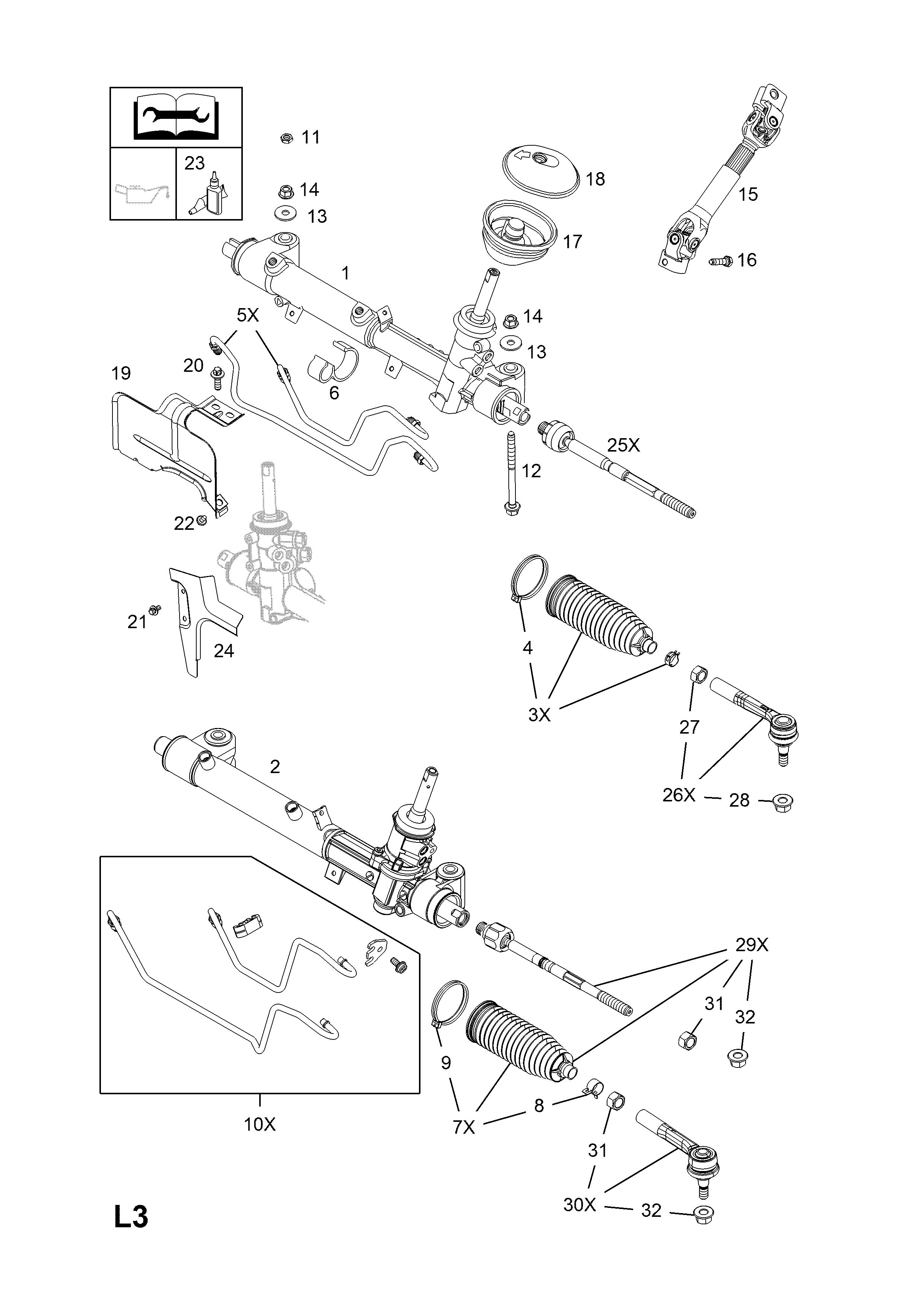 STEERING GEAR <small><i>[ZF]</i></small>