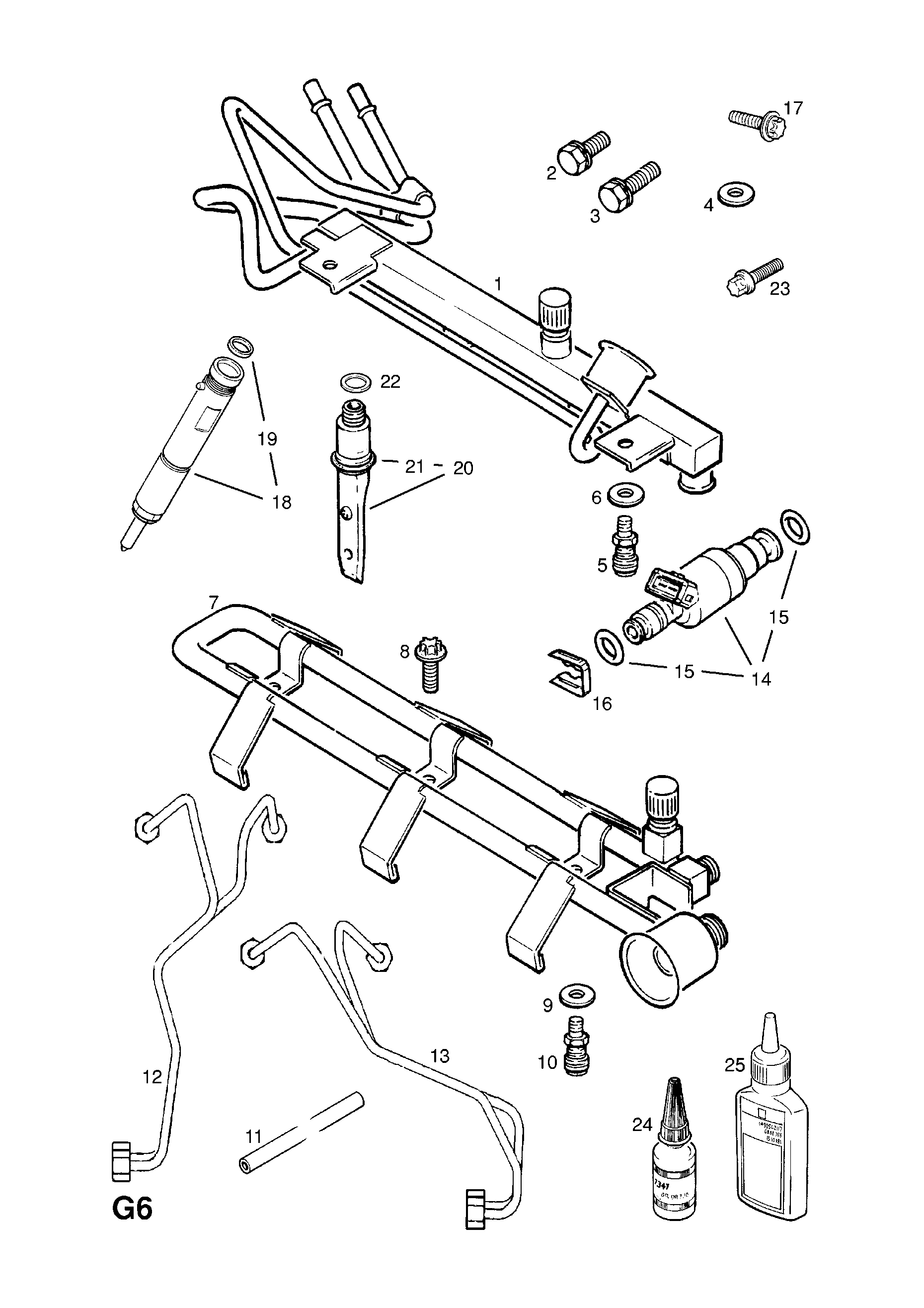 FUEL INJECTOR <small><i>[X22XE PETROL ENGINE]</i></small>