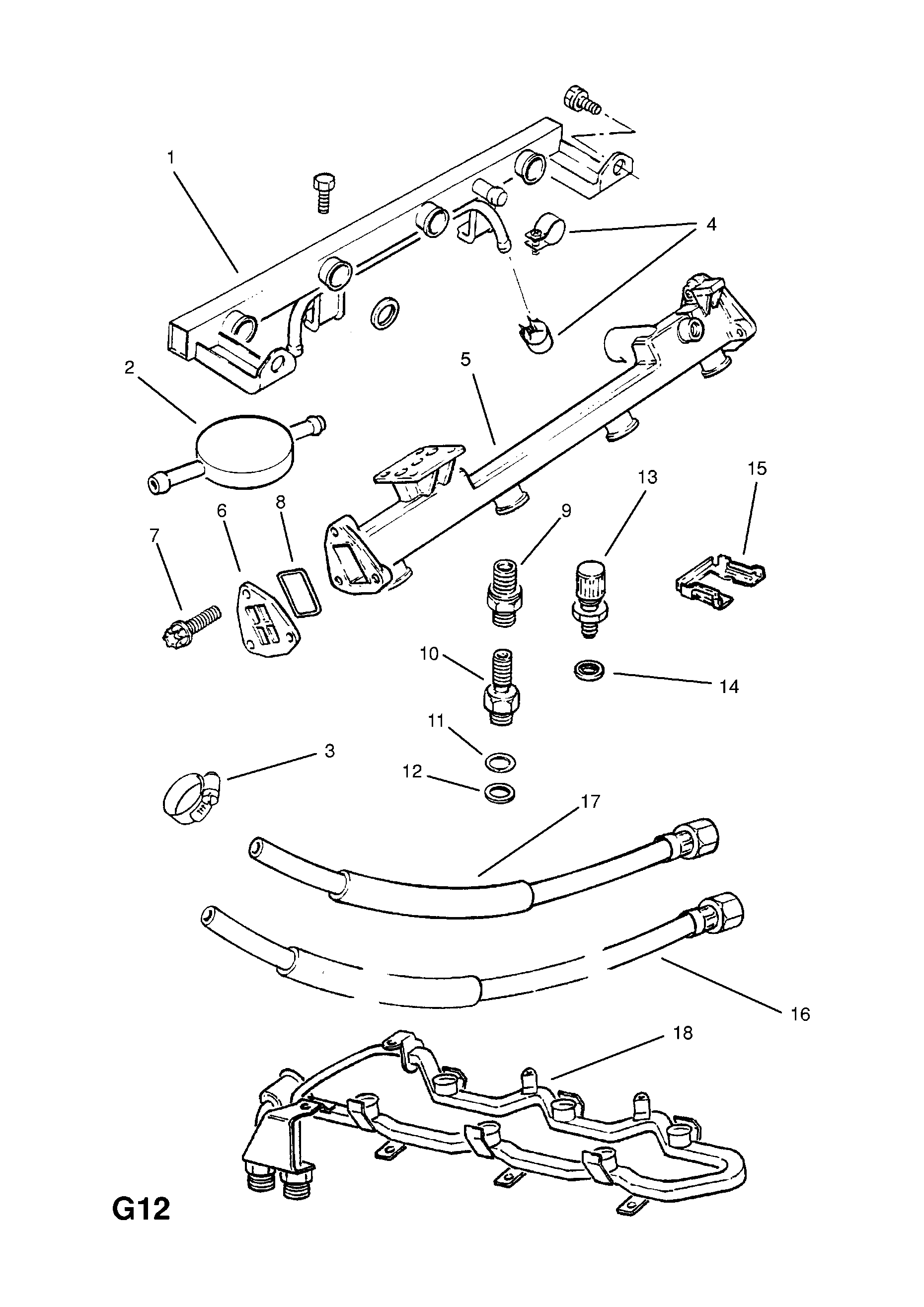 INJECTOR PIPES <small><i>[C20NE[LE4],C20XE[LJ1],X20XEV[L34],C20LET[LL7] ENGINES]</i></small>