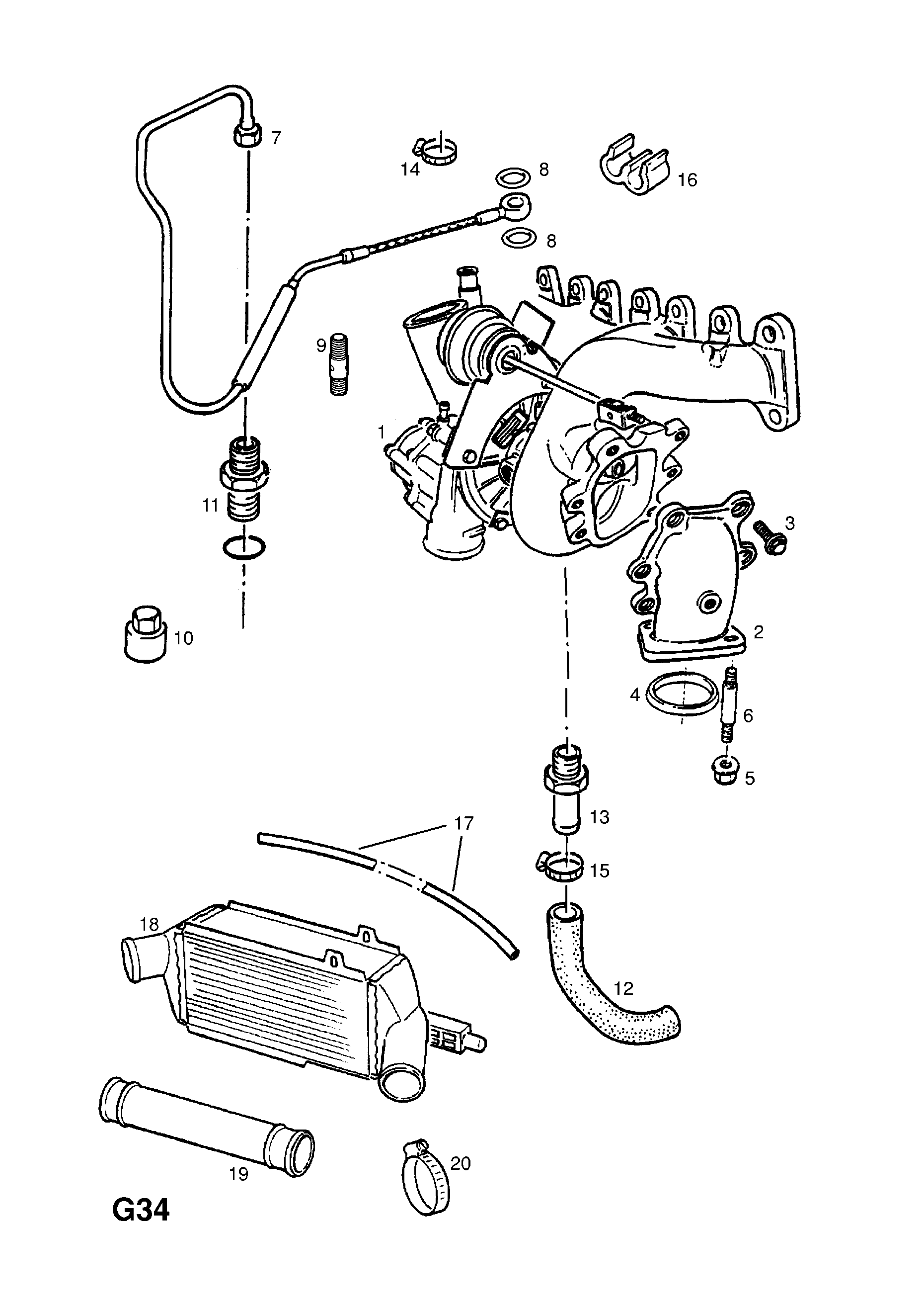 EXHAUST MANIFOLD (EXCHANGE) <small><i>[C20LET[LL7] ENGINE]</i></small>