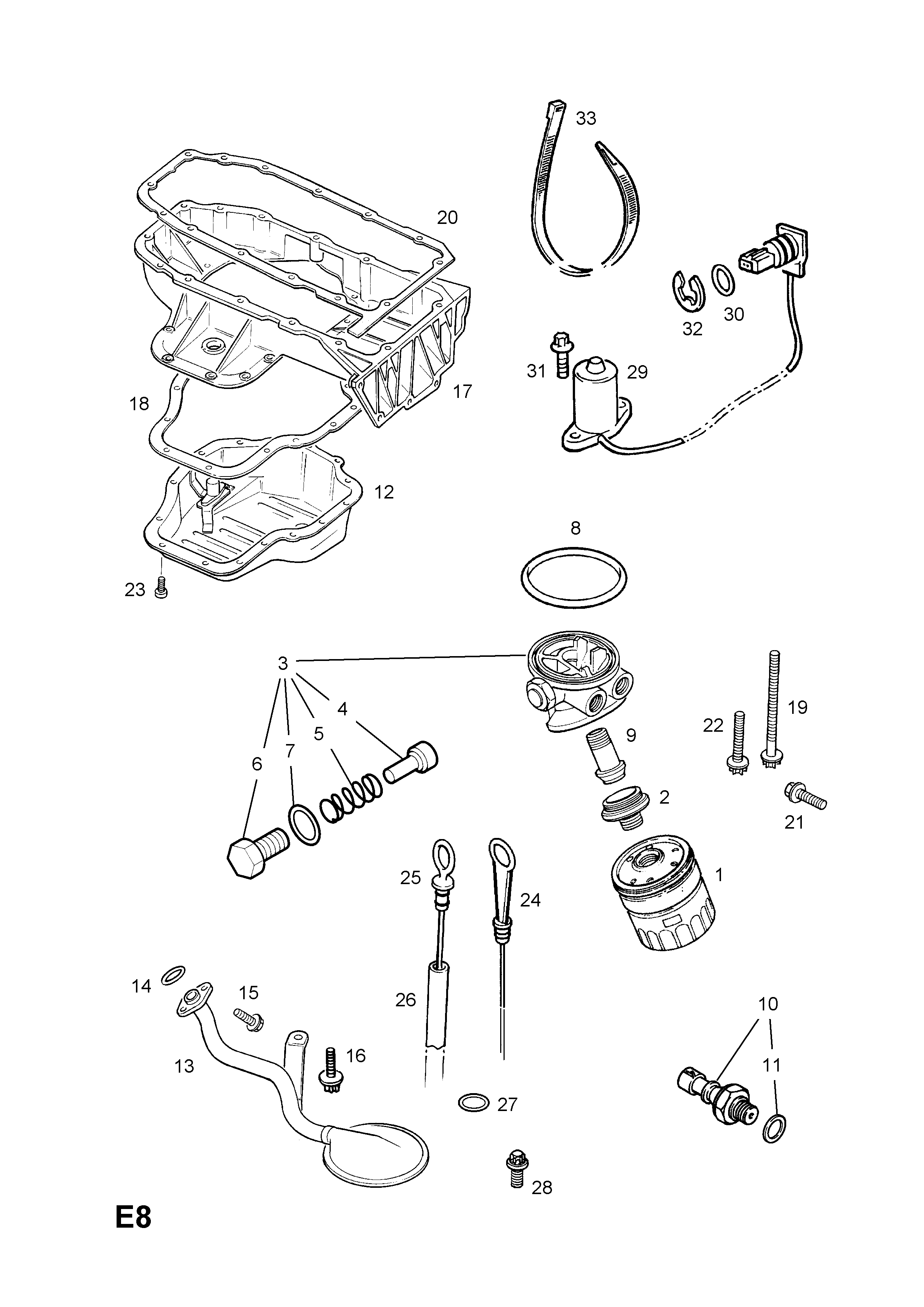 OIL LEVEL INDICATOR OPEL SPEEDSTER