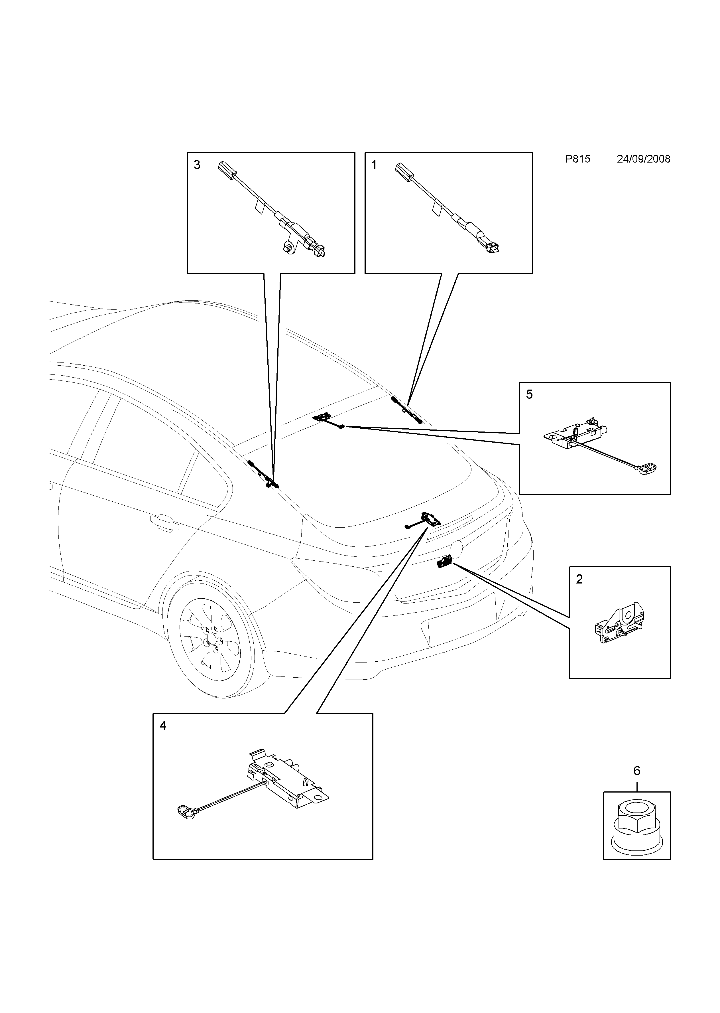 AERIAL <small><i>[FOR WINDOW DIVERSITY ANTENNA SYSTEM (HATCH) (68)]</i></small>