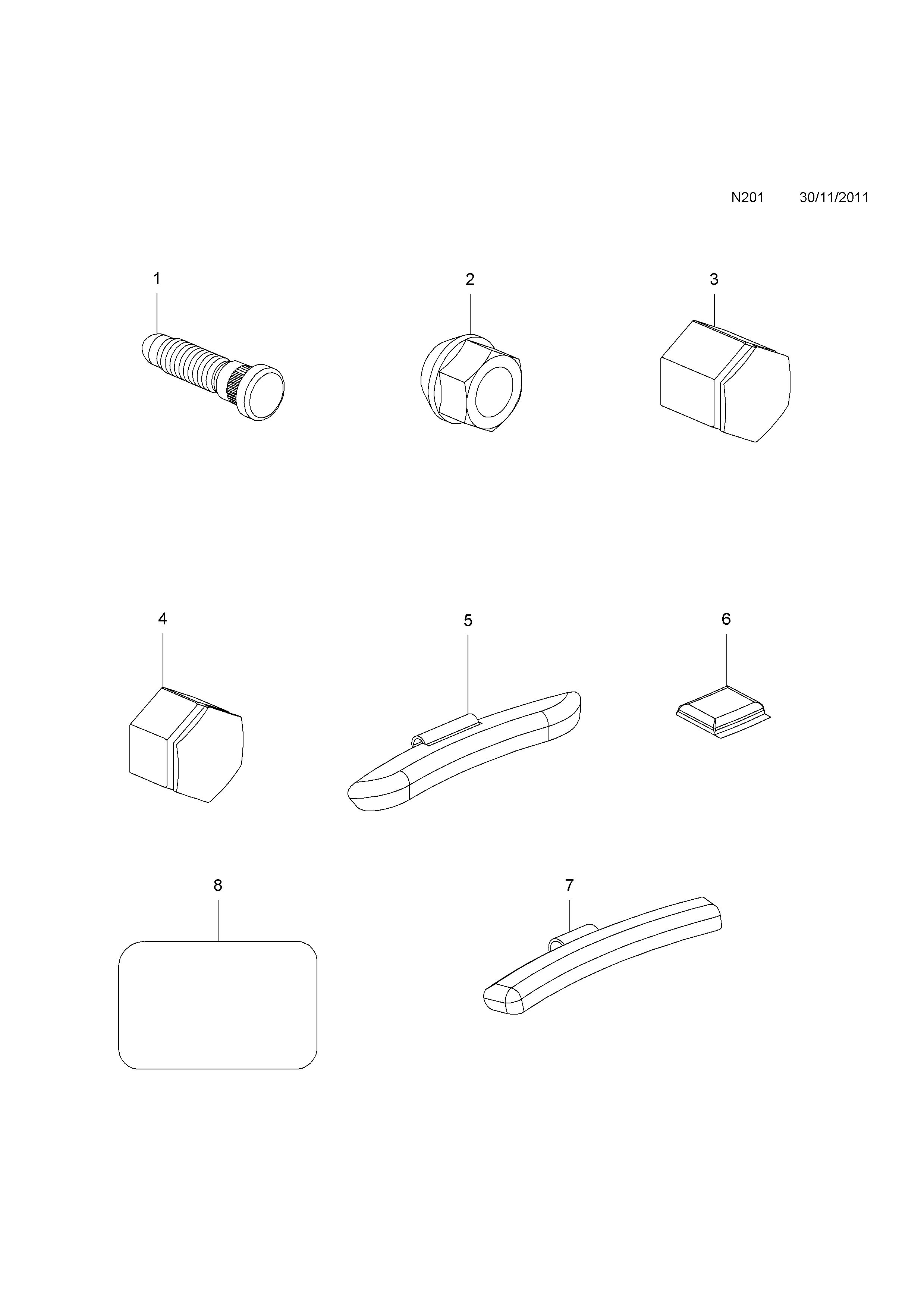 WHEEL BALANCE WEIGHTS <small><i>[FOR ALLOY WHEELS (SELF ADHESIVE)]</i></small>