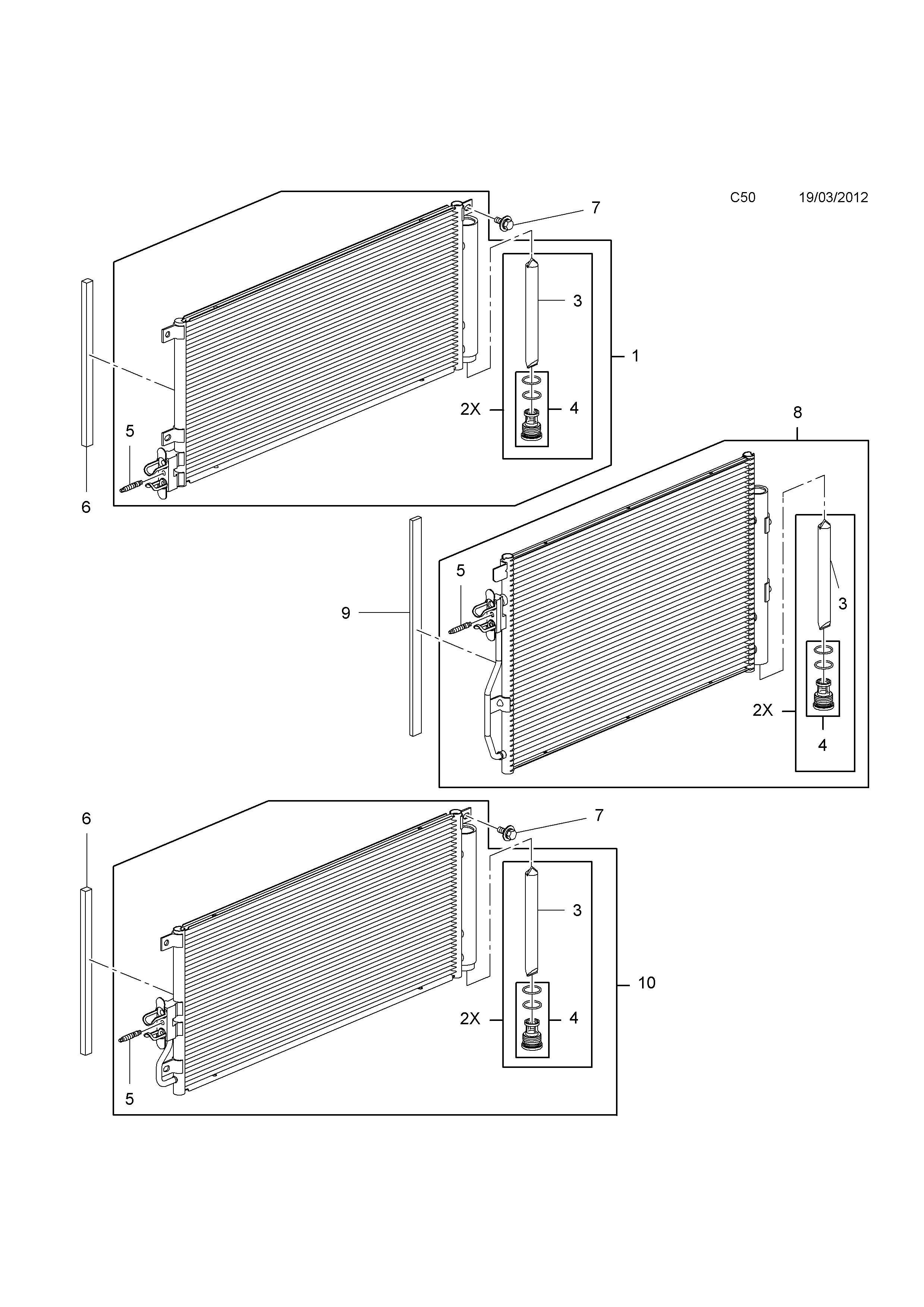 CONDENSER AND FITTINGS