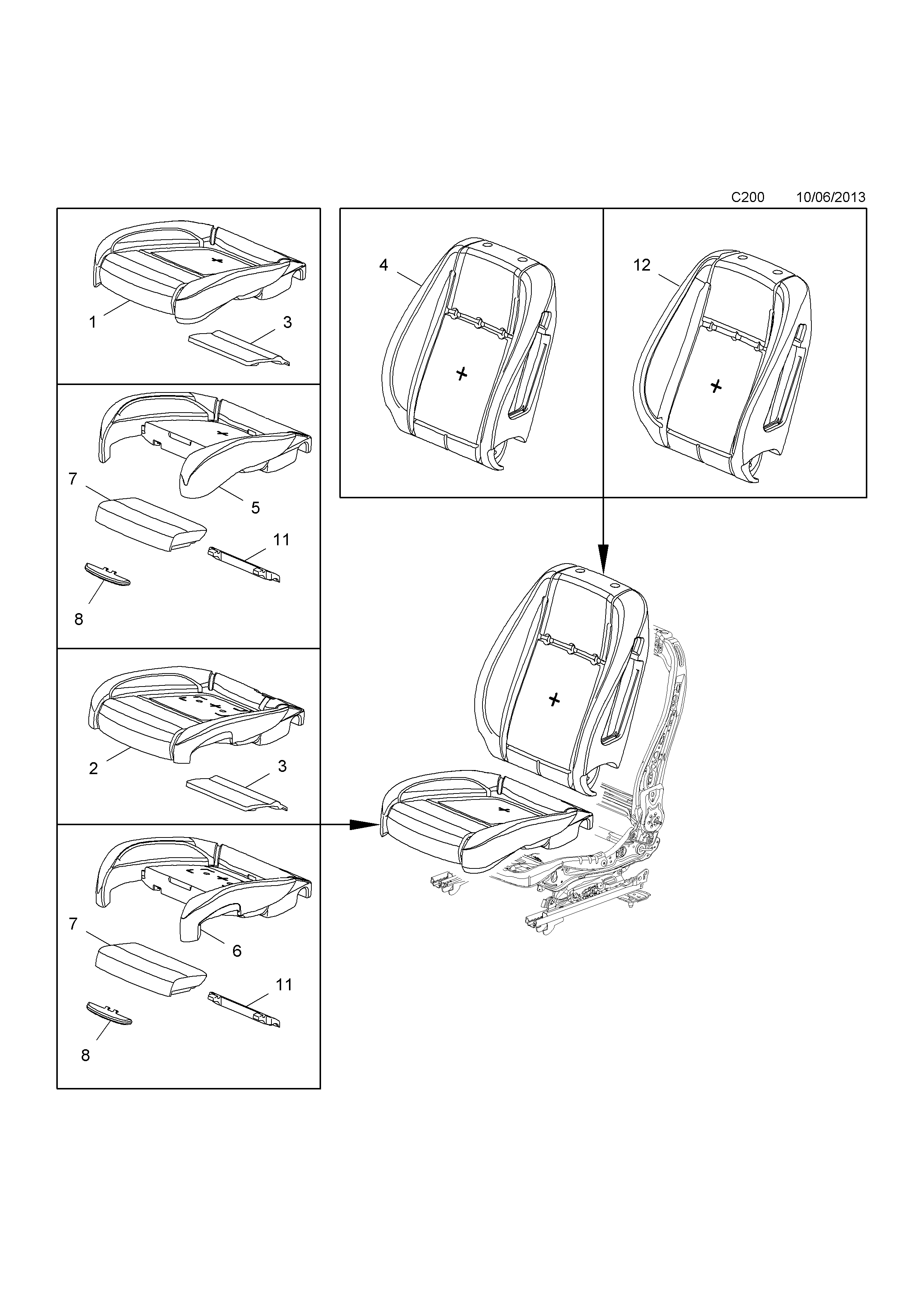 PADS <small><i>[EXCEPT SPORTS SEAT]</i></small>