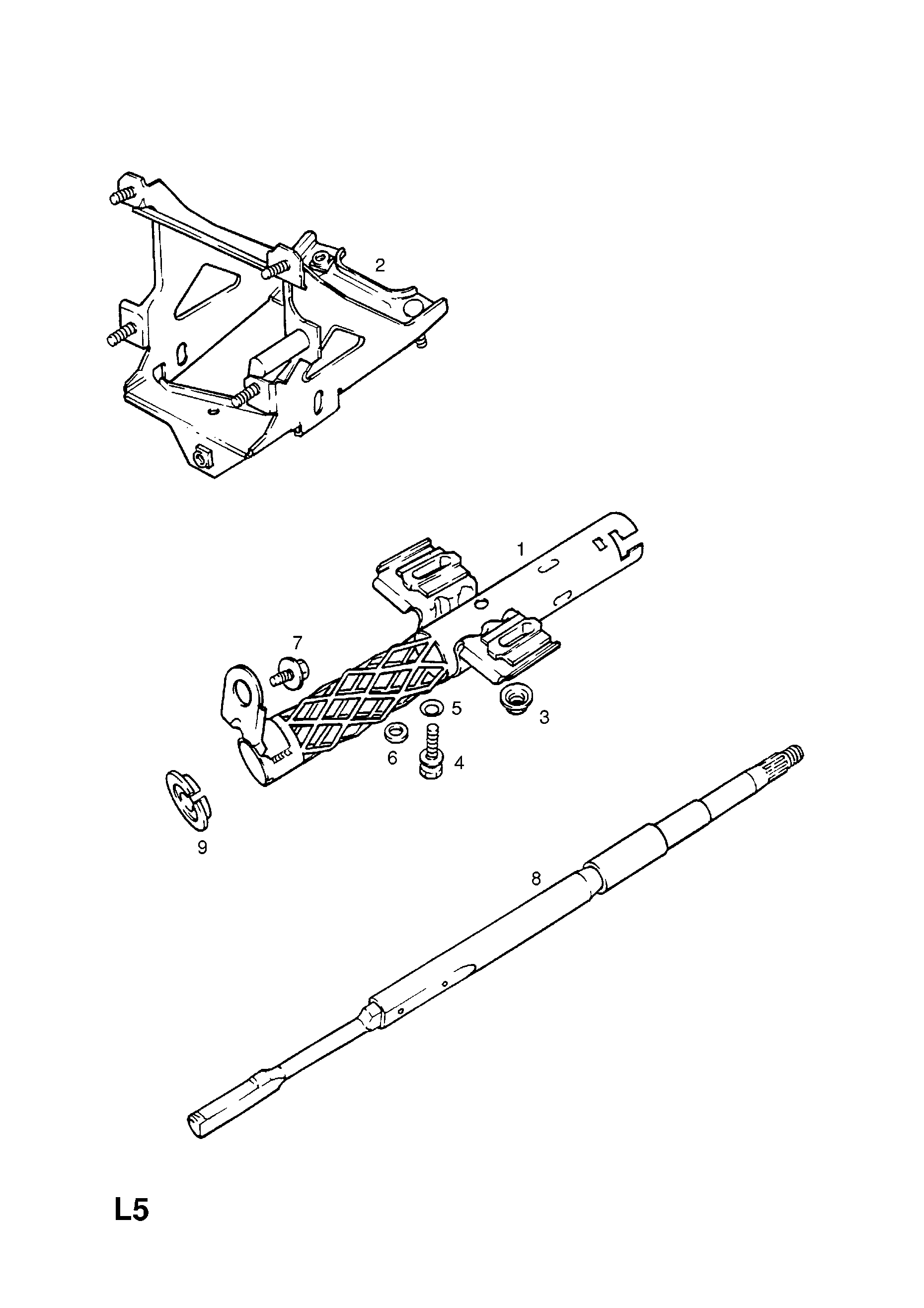 STEERING COLUMN (CONTD.) <small><i>[EXC.TILTING STEERING COLUMN AND AIR BAG (CONTD.)]</i></small>