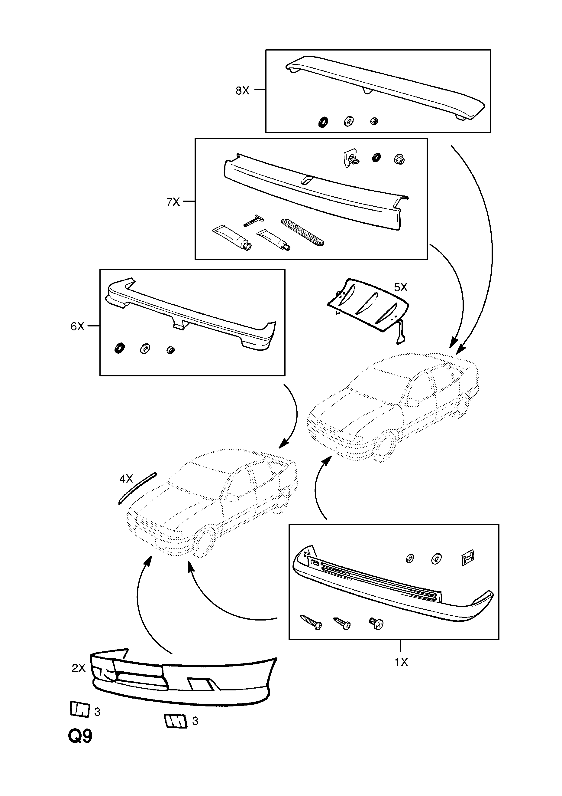 FRONTSPOILER OPEL VECTRA-A eyden着用FTPショルダーバッグ