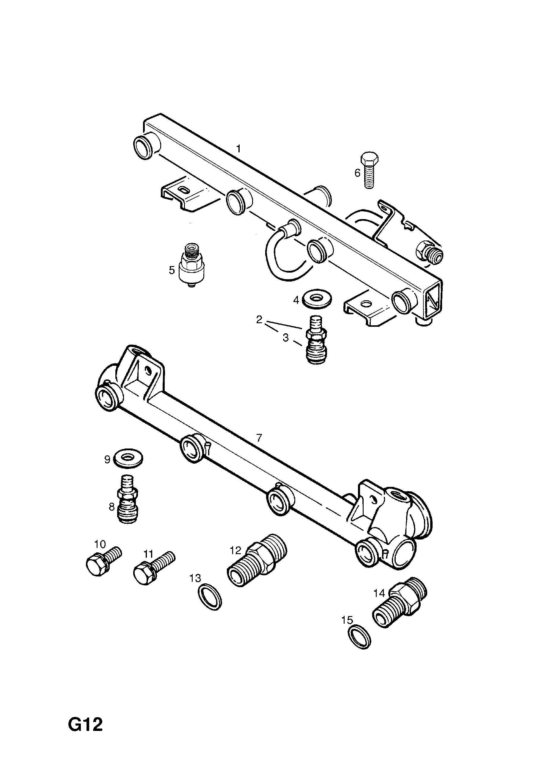 INJECTOR PIPES <small><i>[Y16XE[L91],Z16XE[L91] ENGINES]</i></small>