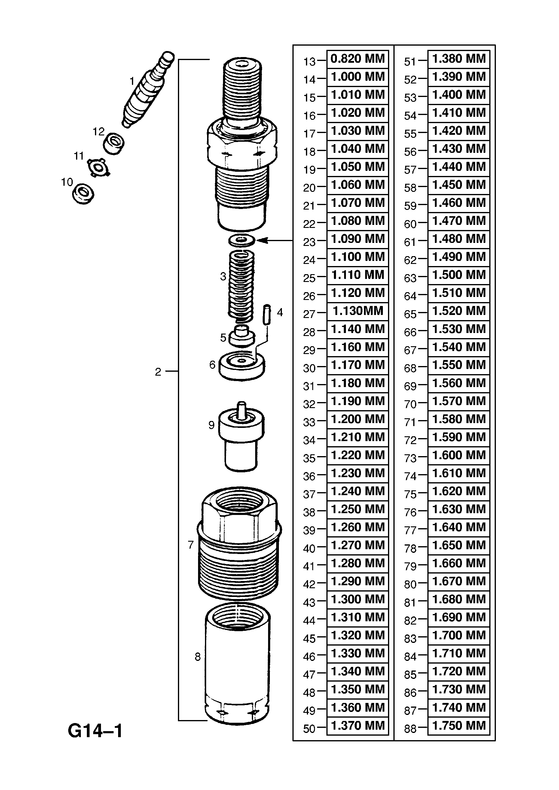 FUEL INJECTOR (CONTD.) <small><i>[X17TD[LU8] ENGINE]</i></small>
