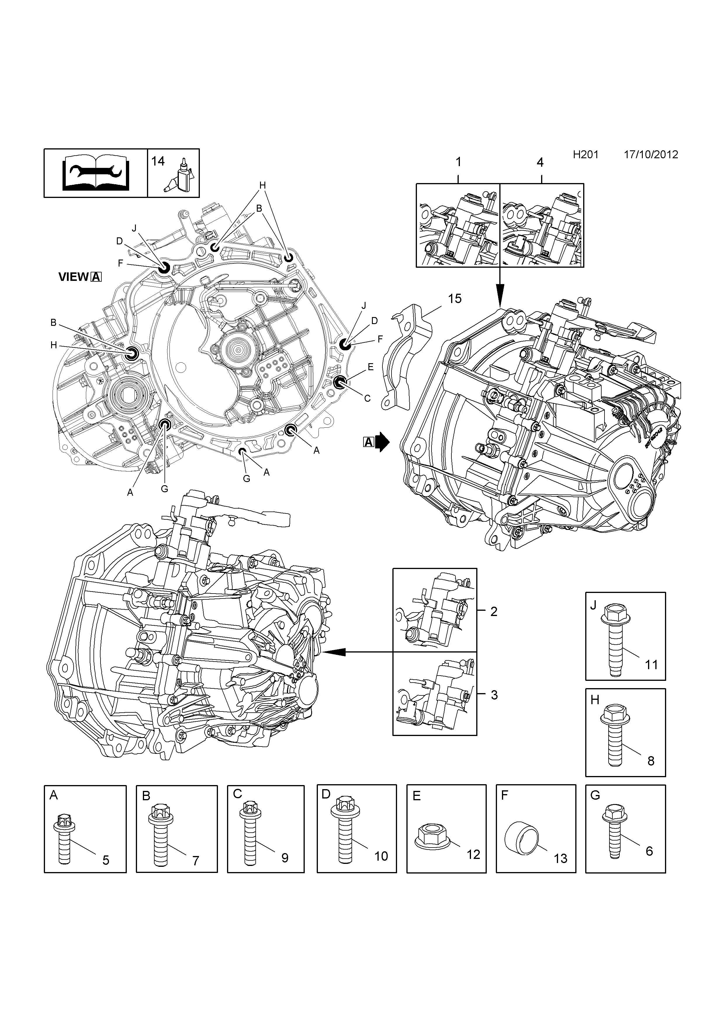TRANSMISSION ASSEMBLY (EXCHANGE) <small><i>[A14NEL[LUJ],B14NEL[LUJ],A14NET[LUJ],B14NET[LUJ],A16XNT[LGE],B16XNT[LGE] (FOR OPEL/VAUXHALL)]</i></small>
