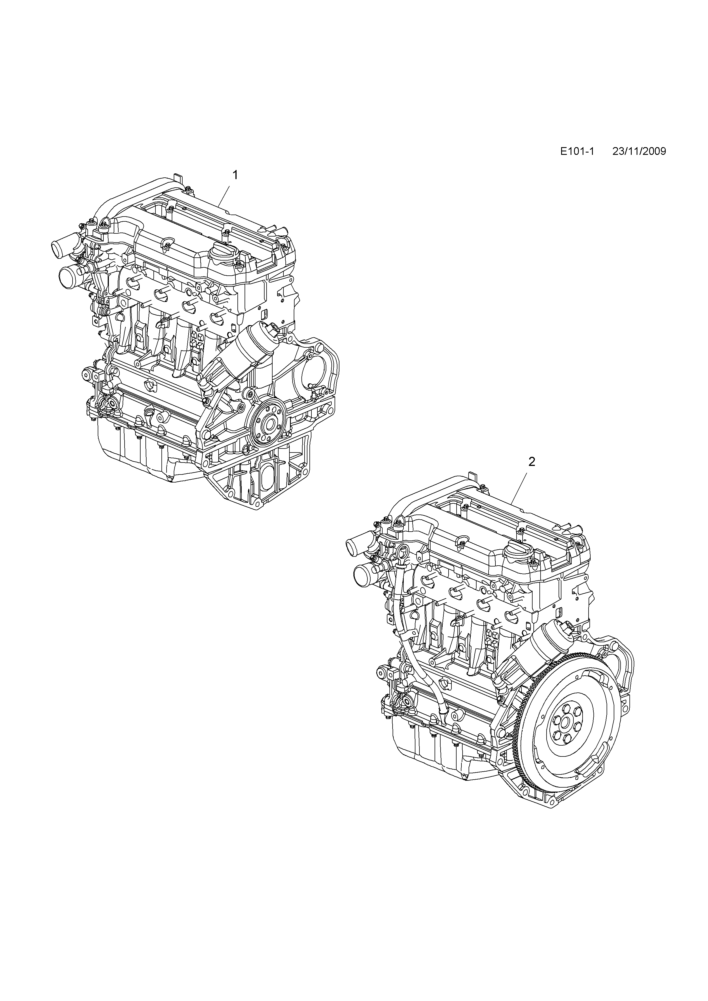 ENGINE ASSEMBLY (EXCHANGE) <small><i>[FOR OPEL/VAUXHALL]</i></small>